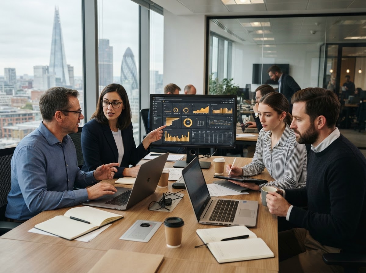 Pulse Luxentis analyst reviewing adaptive allocation output on a data-dense screen